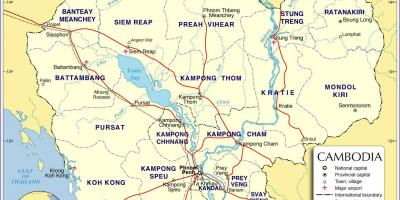 Kart Kamboca yol